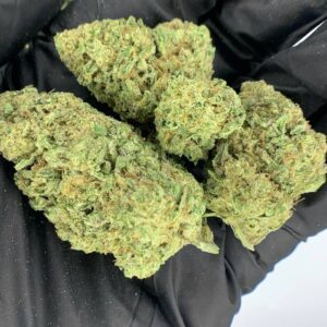 LA Kush Cake THCa Flower - Closeup of High-THCa Cannabis Buds